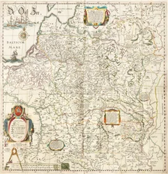 Map of the Grand Duchy of Lithuania and Adjacent Regions